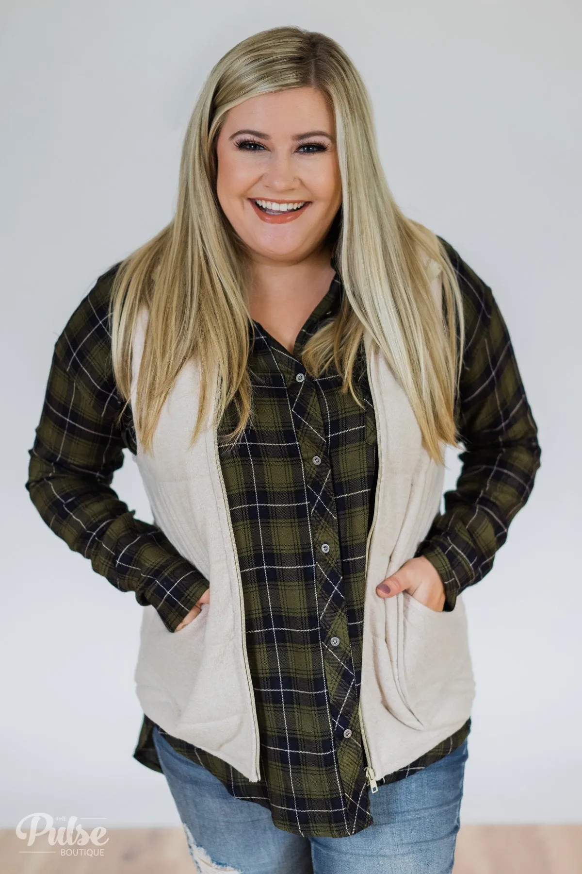 Lightweight Soft Vest- Oatmeal