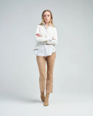 lively stretch suede pant