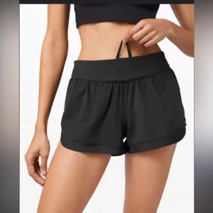 Lululemon- Like New- Lined Running Shorts 2.5” - Sz 12- BLACKOUT