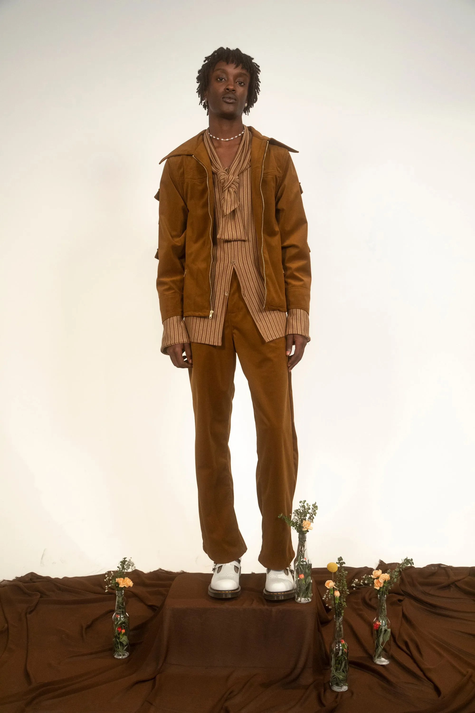 Lumber Pants - Brown Stretch Twill-Pre-Order
