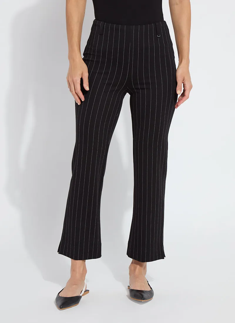 Lysse Soft Black Stripe Baby Boot Ankle Pants
