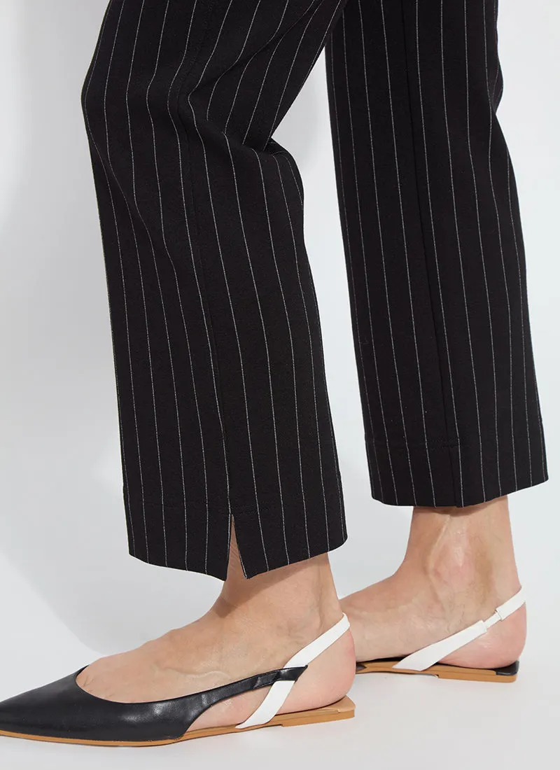 Lysse Soft Black Stripe Baby Boot Ankle Pants