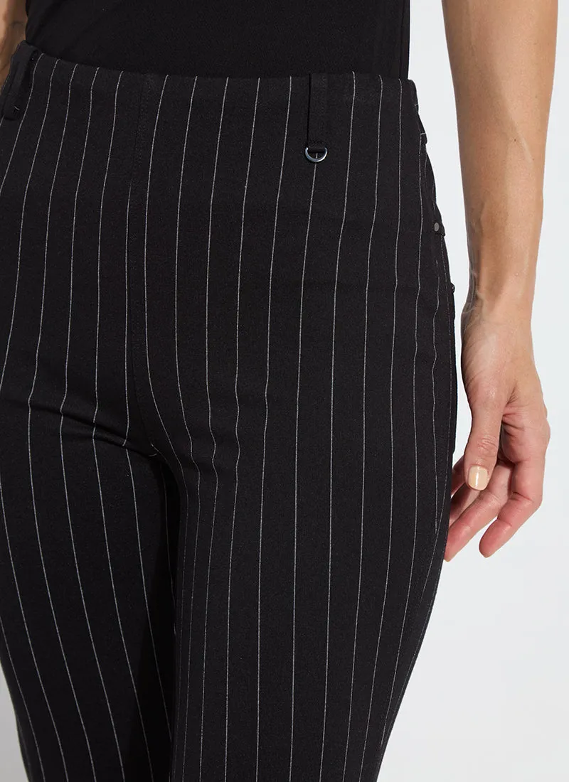 Lysse Soft Black Stripe Baby Boot Ankle Pants
