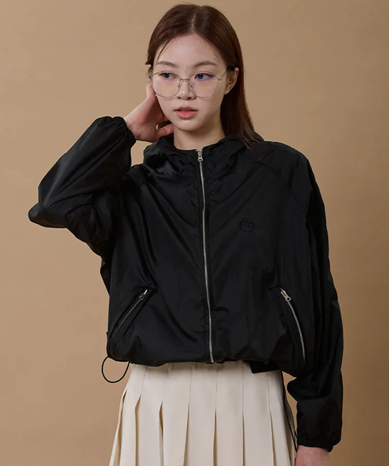 MACKY Golf: Skin Packable Hood Jacket - Black