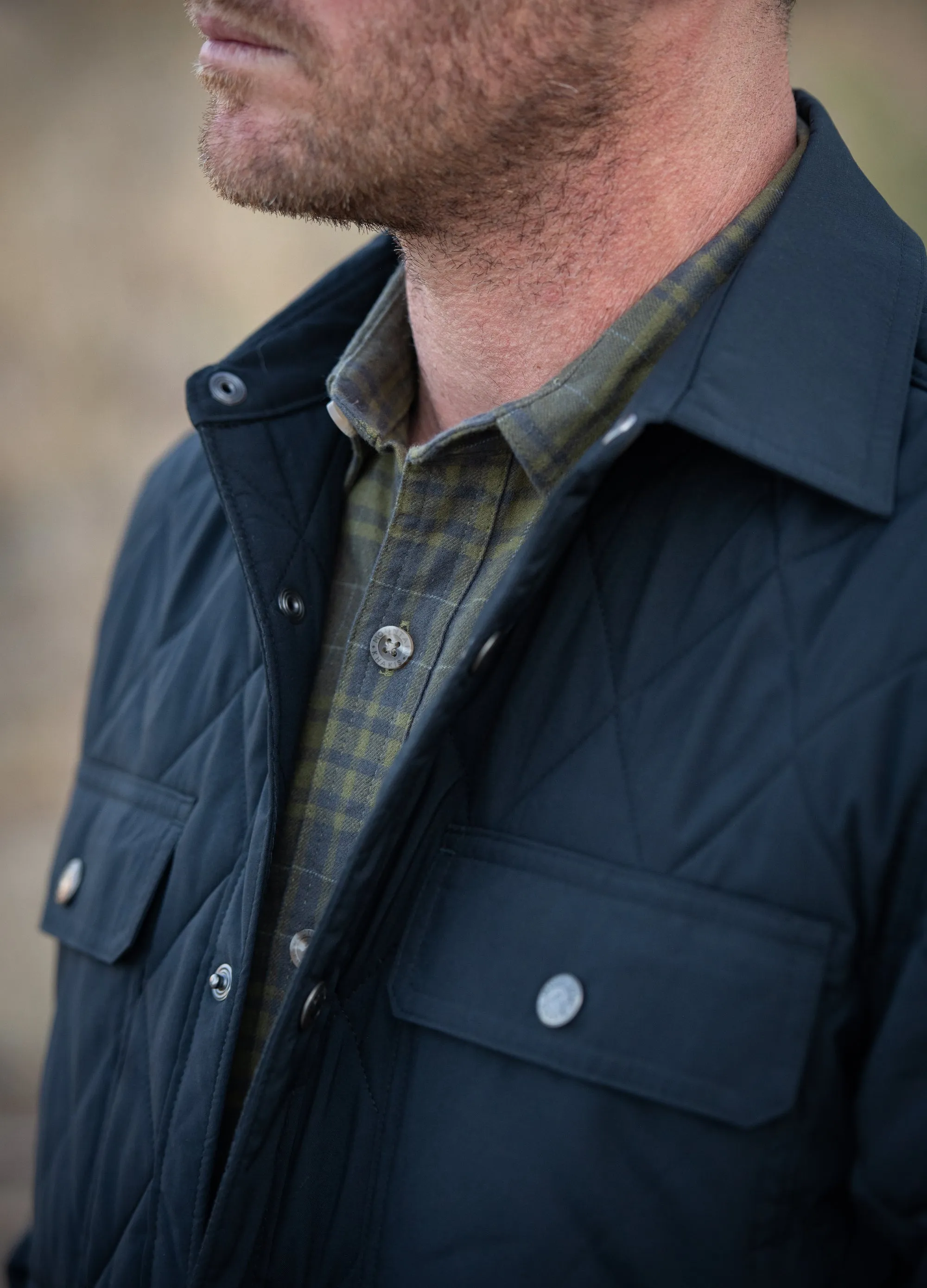 Men's Belton Quilted Shirtjac