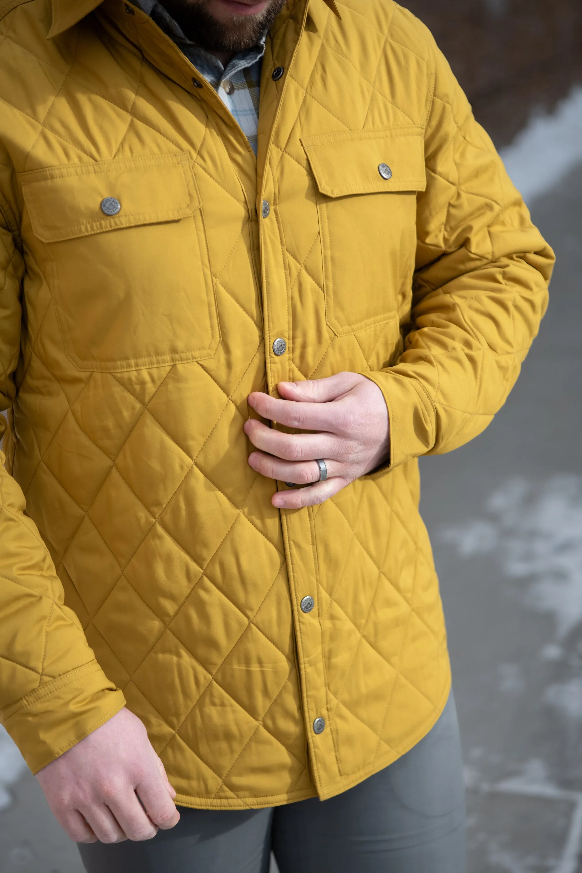 Men's Belton Quilted Shirtjac