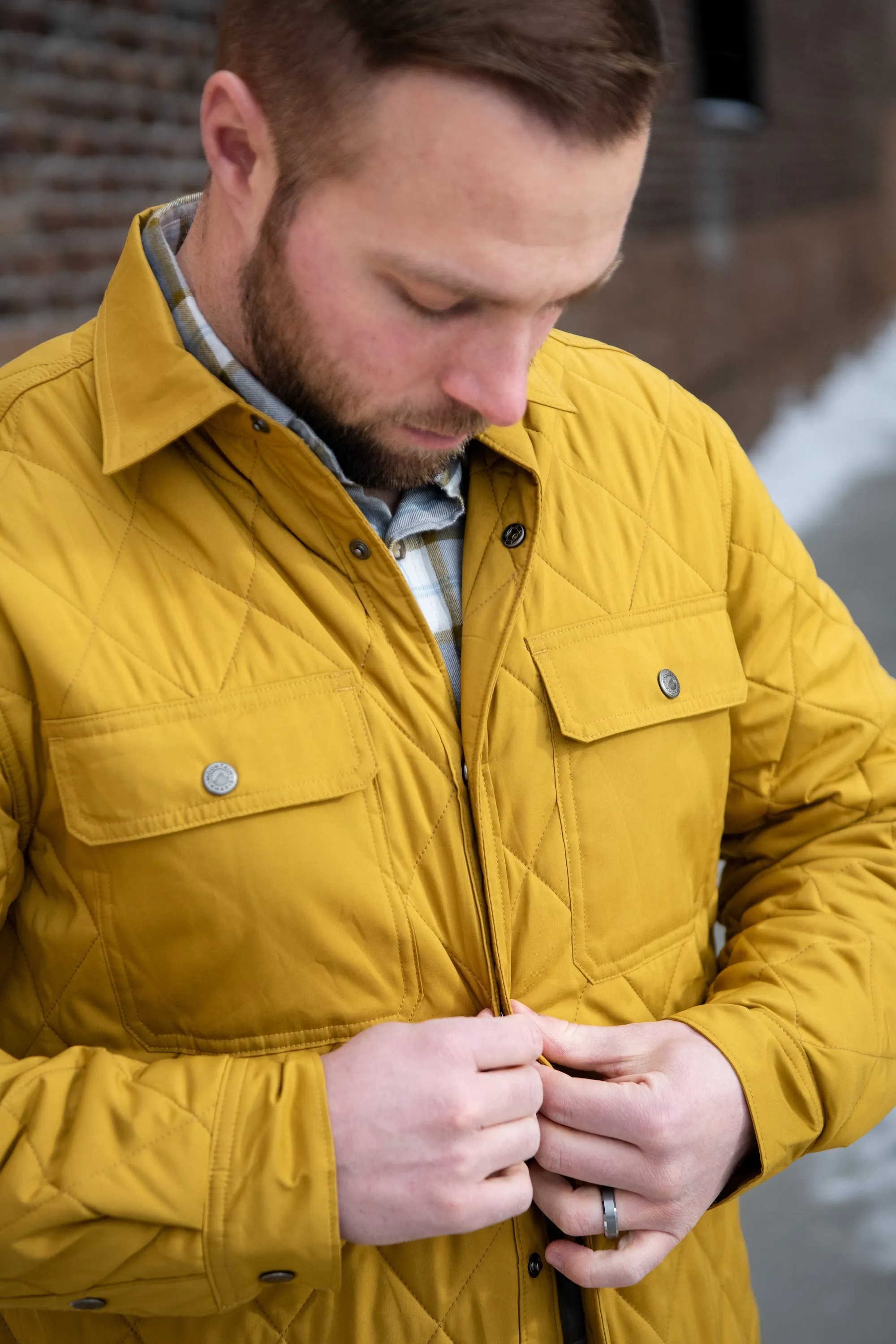 Men's Belton Quilted Shirtjac