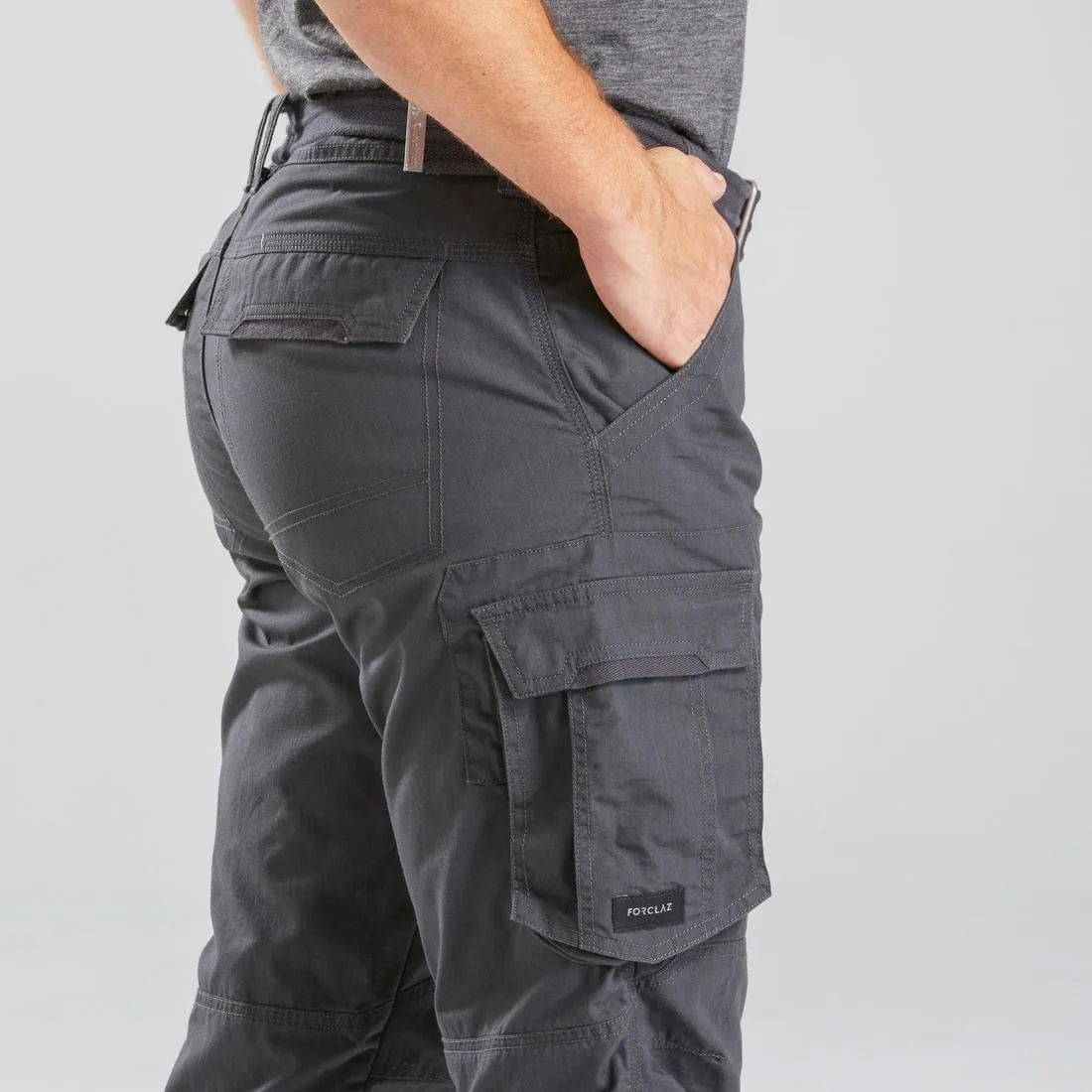 Men's Travel Trekking Cargo Trousers - TRAVEL 500
