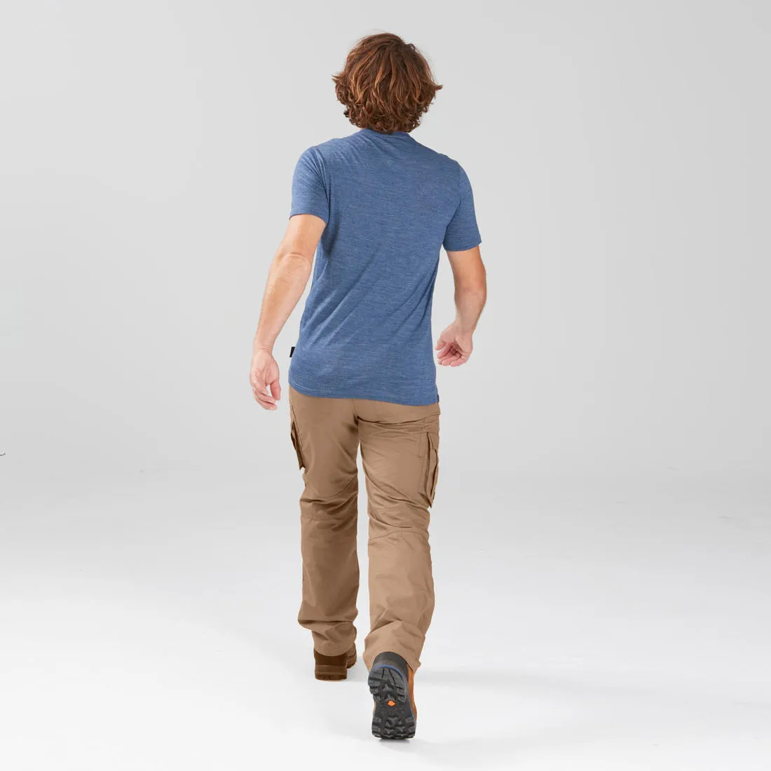 Men's Travel Trekking Cargo Trousers - TRAVEL 500