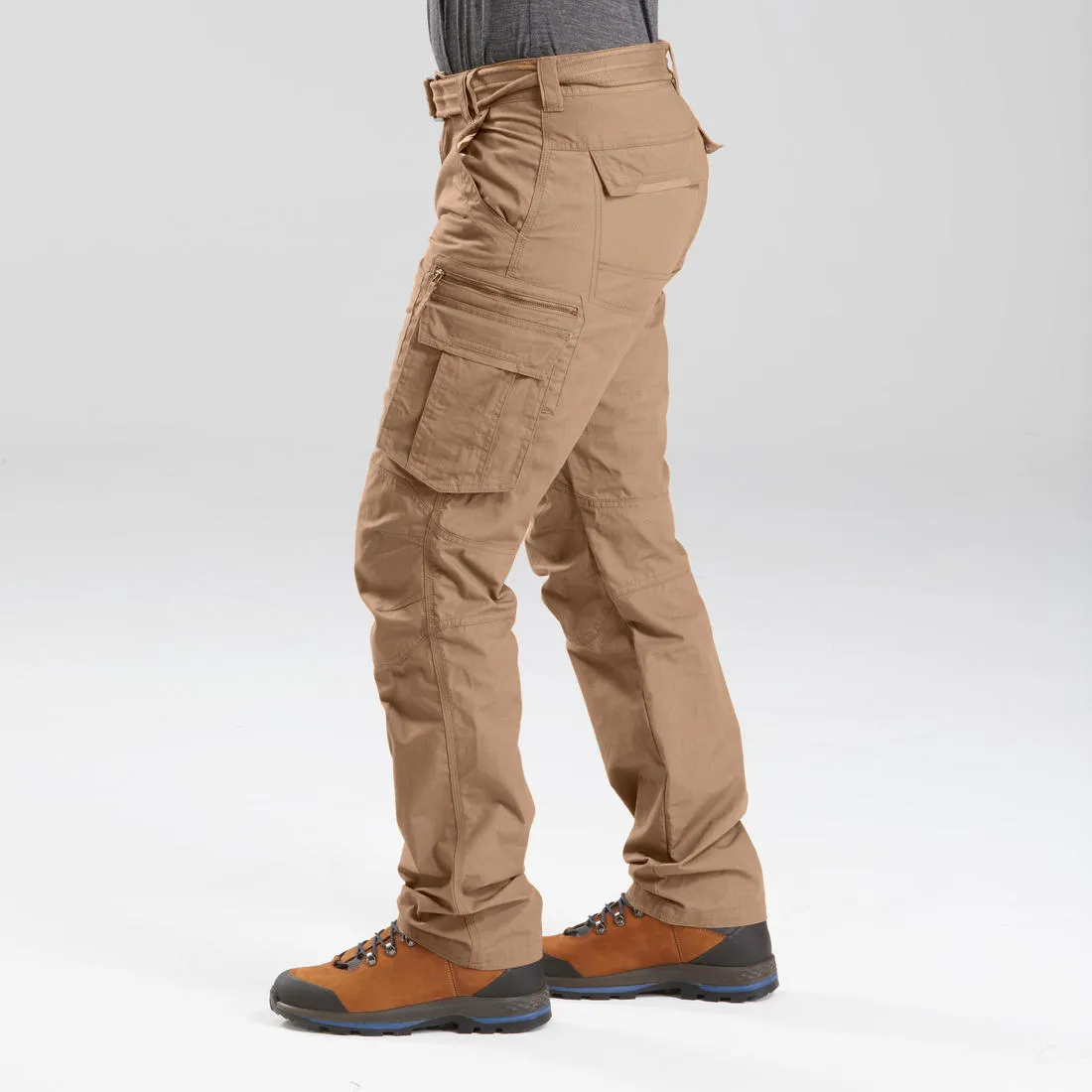 Men's Travel Trekking Cargo Trousers - TRAVEL 500