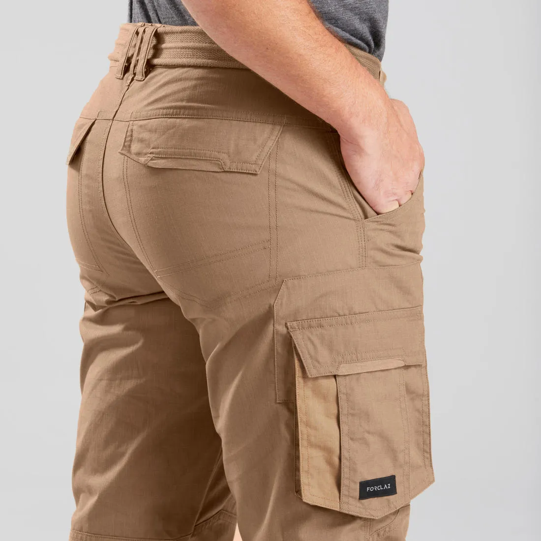 Men's Travel Trekking Cargo Trousers - TRAVEL 500