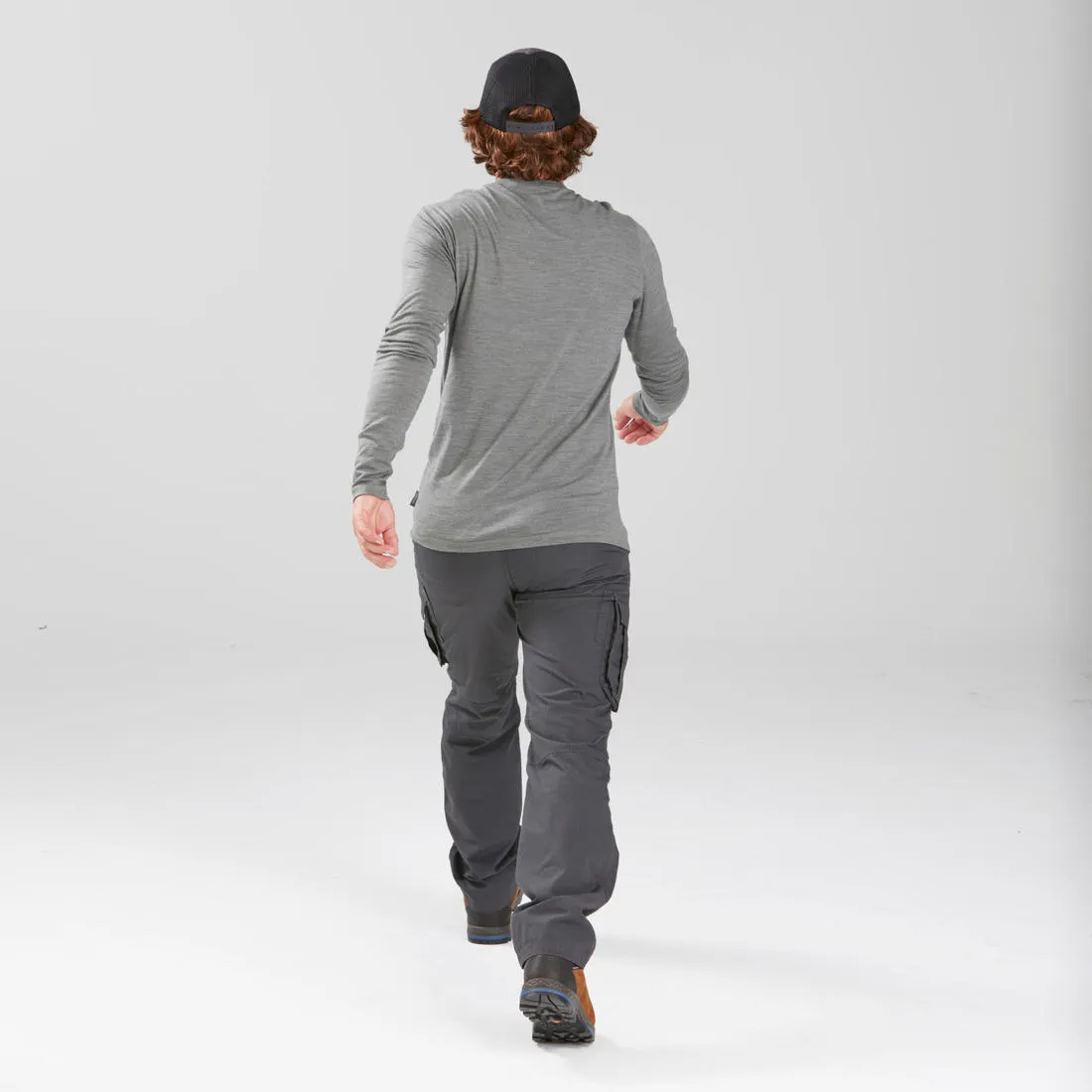 Men's Travel Trekking Cargo Trousers - TRAVEL 500