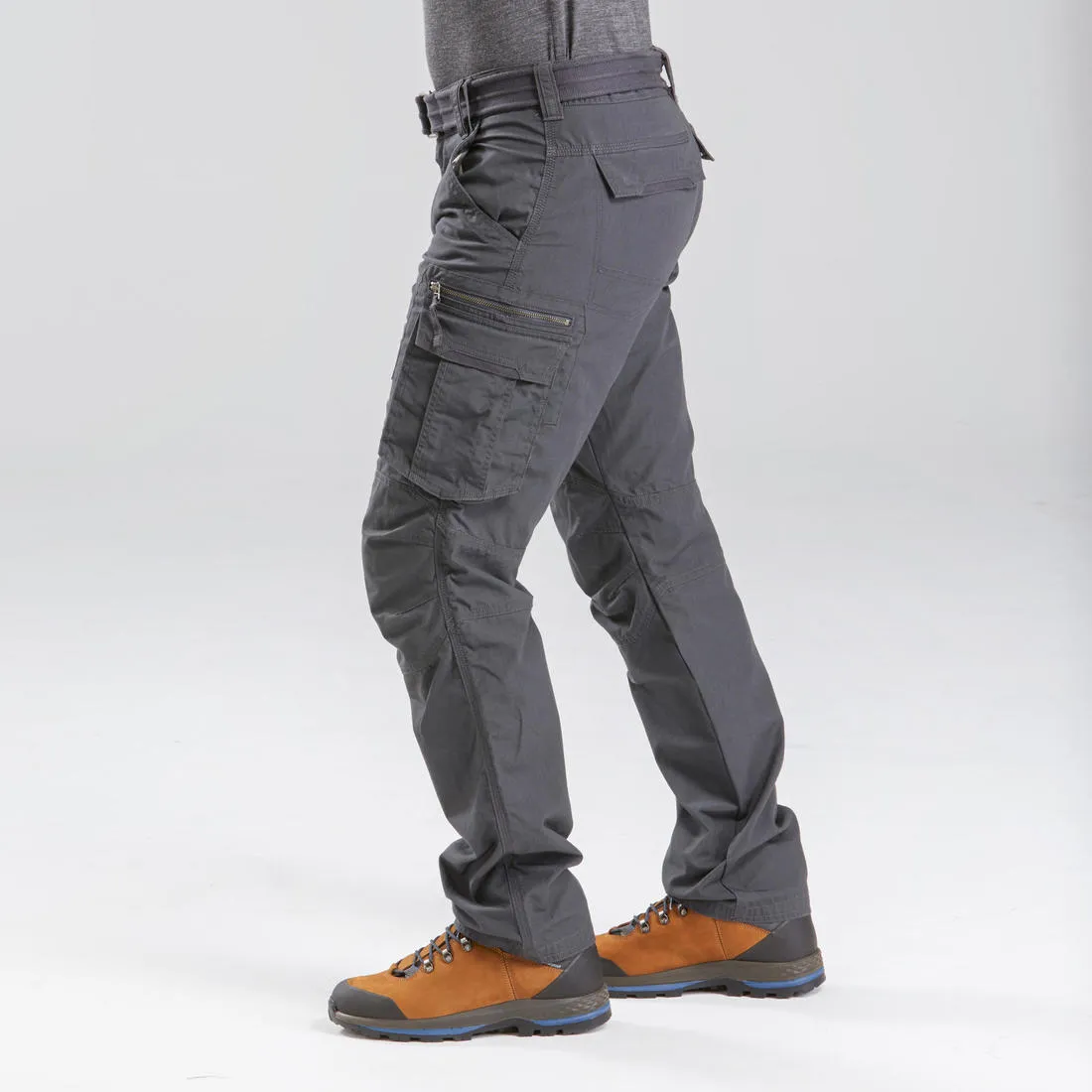 Men's Travel Trekking Cargo Trousers - TRAVEL 500
