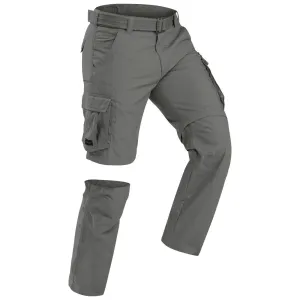Men's Travel Trekking Zip-Off Cargo Trousers - Travel 500 Zip-Off