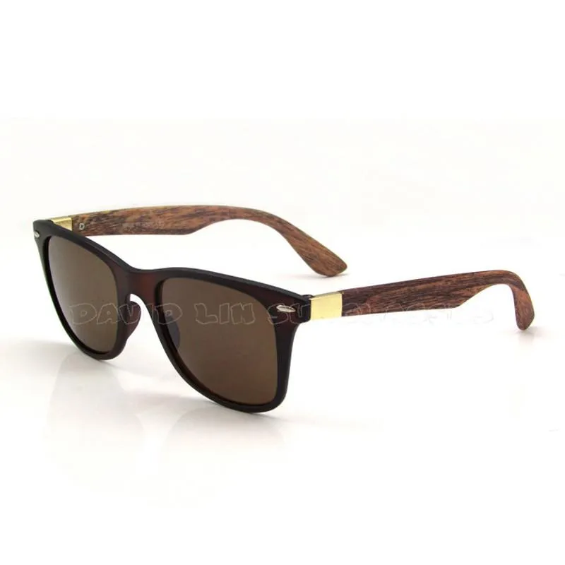 Men's Wooden Style Sunglasses In 6 Colors!