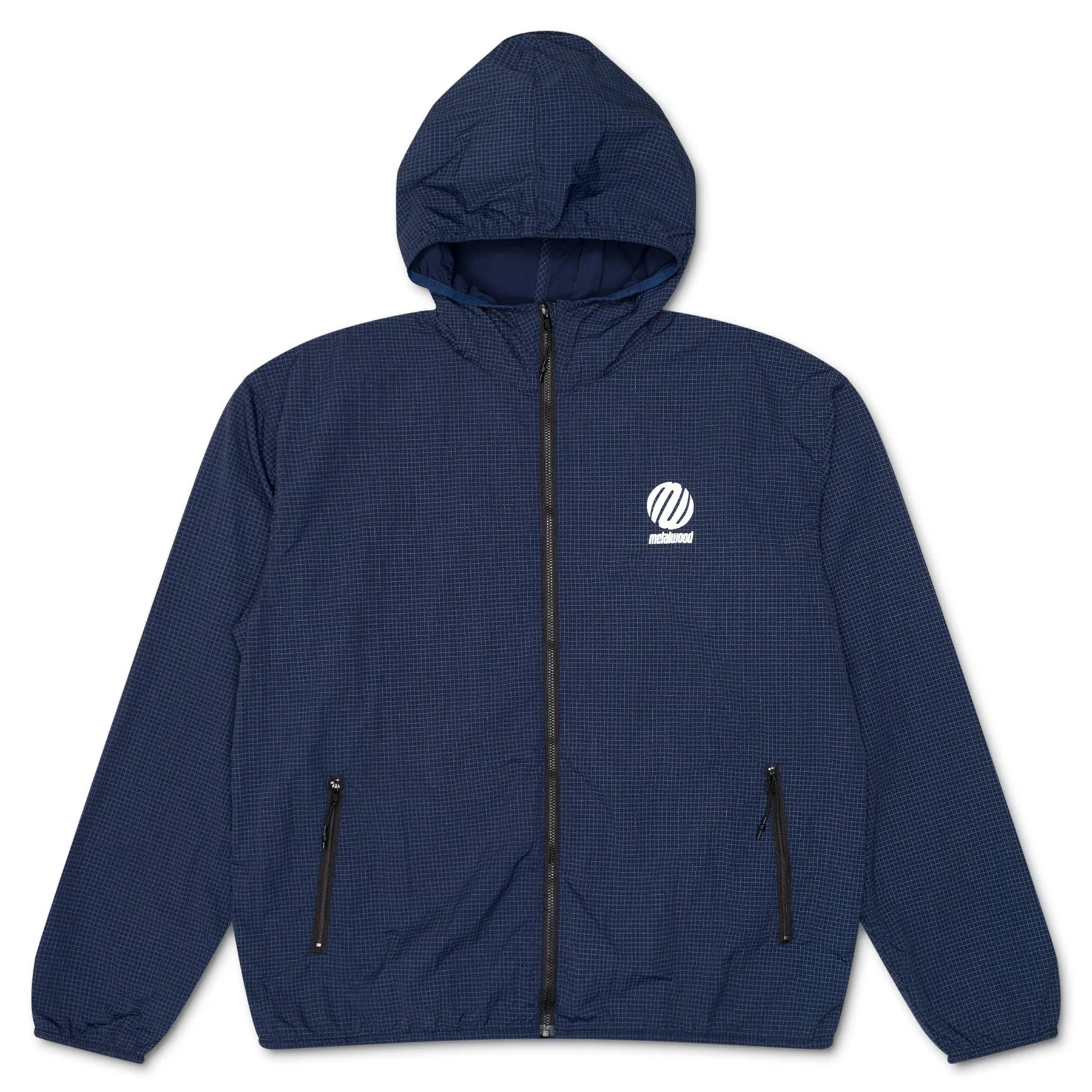 Metalwood Studio Lightweight Ripstop Wind Jacket Navy