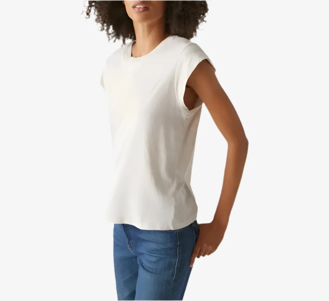 Michael Stars Joey Power Shoulder Tee
