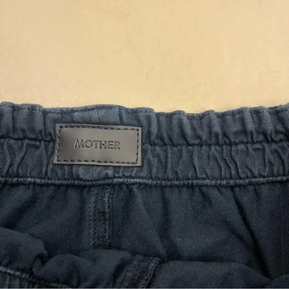 Mother The Triple Running Mate Cotton Shorts Blue‎ Nights Womens Size Medium NEW