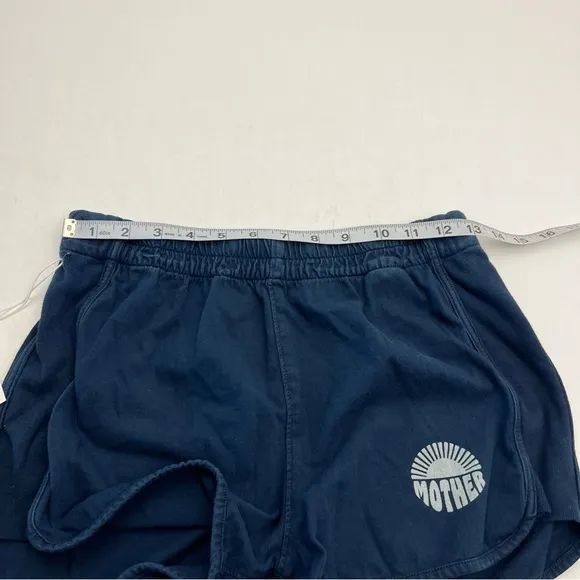 Mother The Triple Running Mate Cotton Shorts Blue‎ Nights Womens Size Medium NEW