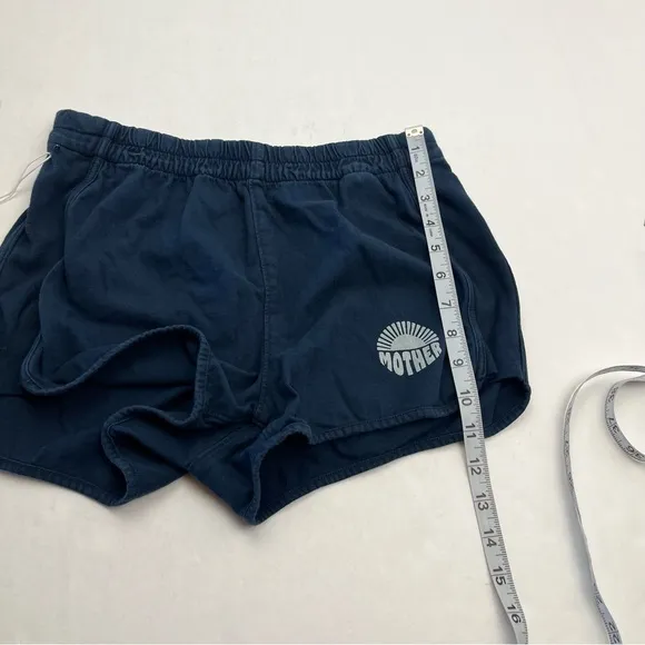 Mother The Triple Running Mate Cotton Shorts Blue‎ Nights Womens Size Medium NEW