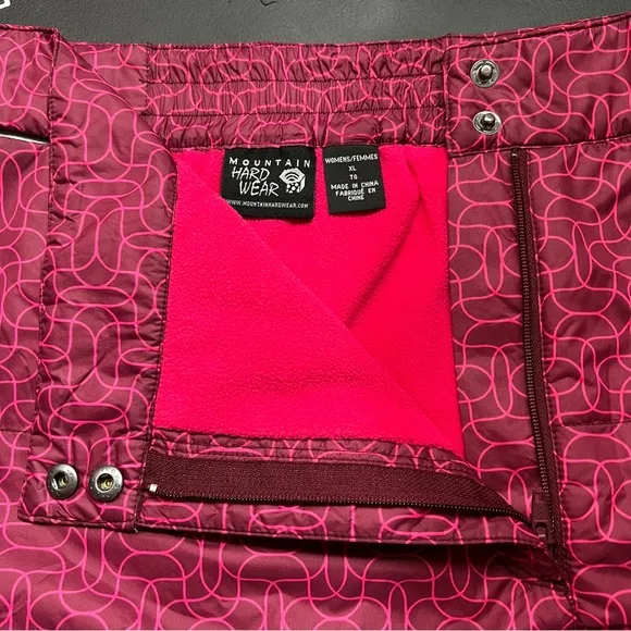 Mountain Hardwear NEW Womens XL Trekkin Insulated Puffer Pink Mini Skirt Pocket