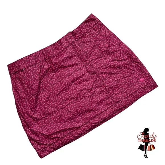 Mountain Hardwear NEW Womens XL Trekkin Insulated Puffer Pink Mini Skirt Pocket