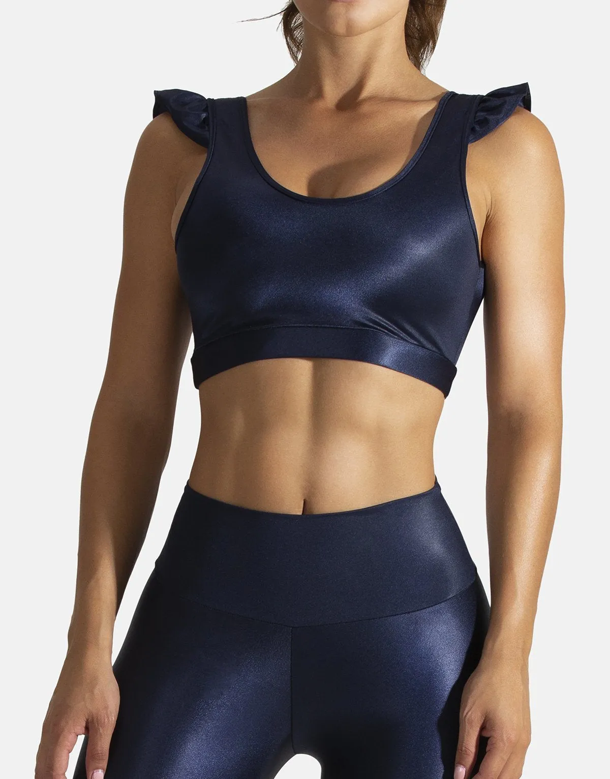 NAVY SHINE TOP