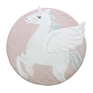 Newborn Infant Crawling Pad with Animal Print - Pegasus, Hare, Sheep, Bear, Lion, Koala, Fawn, Wolf