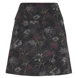 Nisha Skort - Black Floral