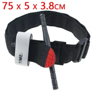 One Hand Emergency Tourniquet Strap with Quick Slow Release Buckle for Portable Emergency First Aid
