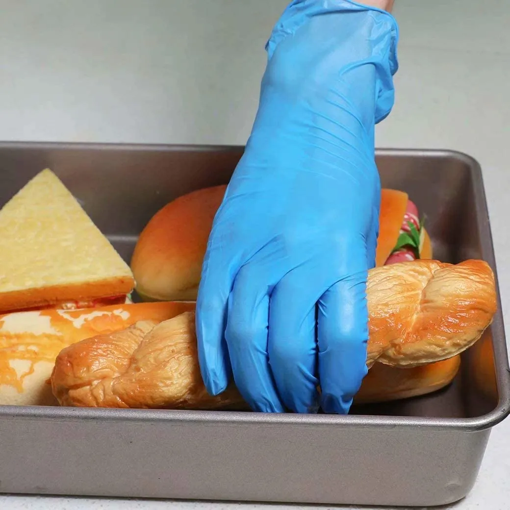 Only EST Vinyl Disposable Gloves - Powder Free - Blue