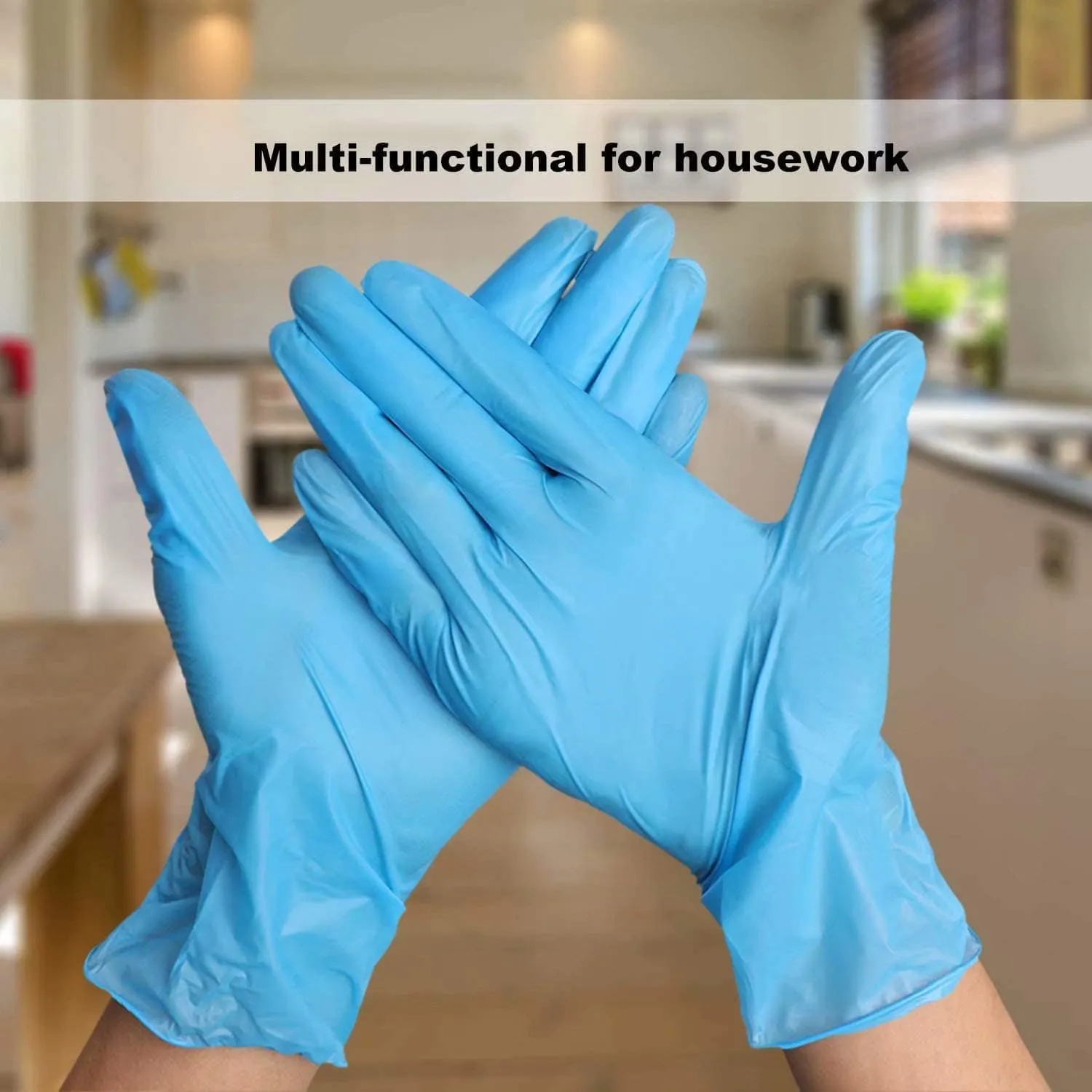 Only EST Vinyl Disposable Gloves - Powder Free - Blue