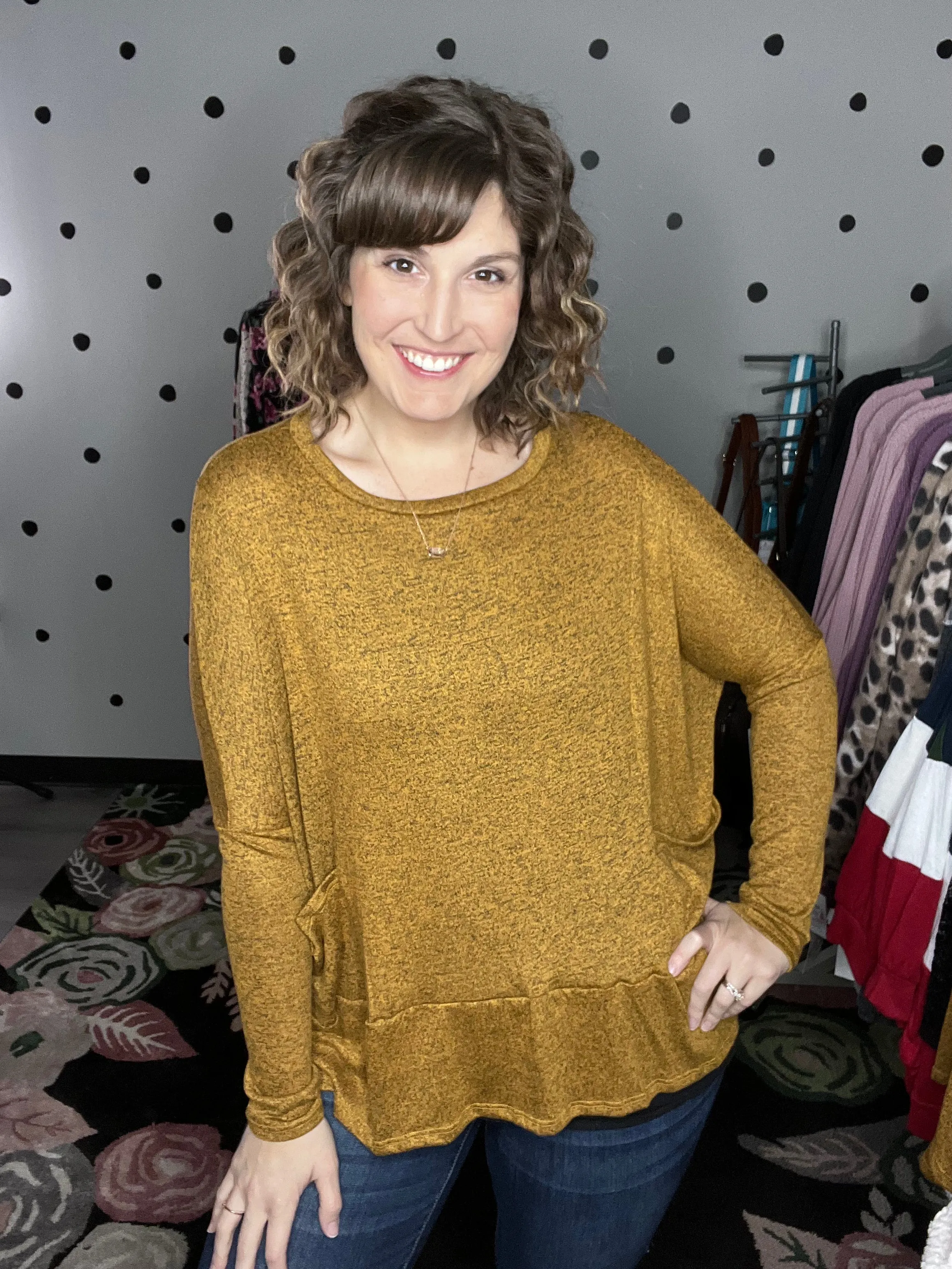 Oversized Butterscotch Sweater