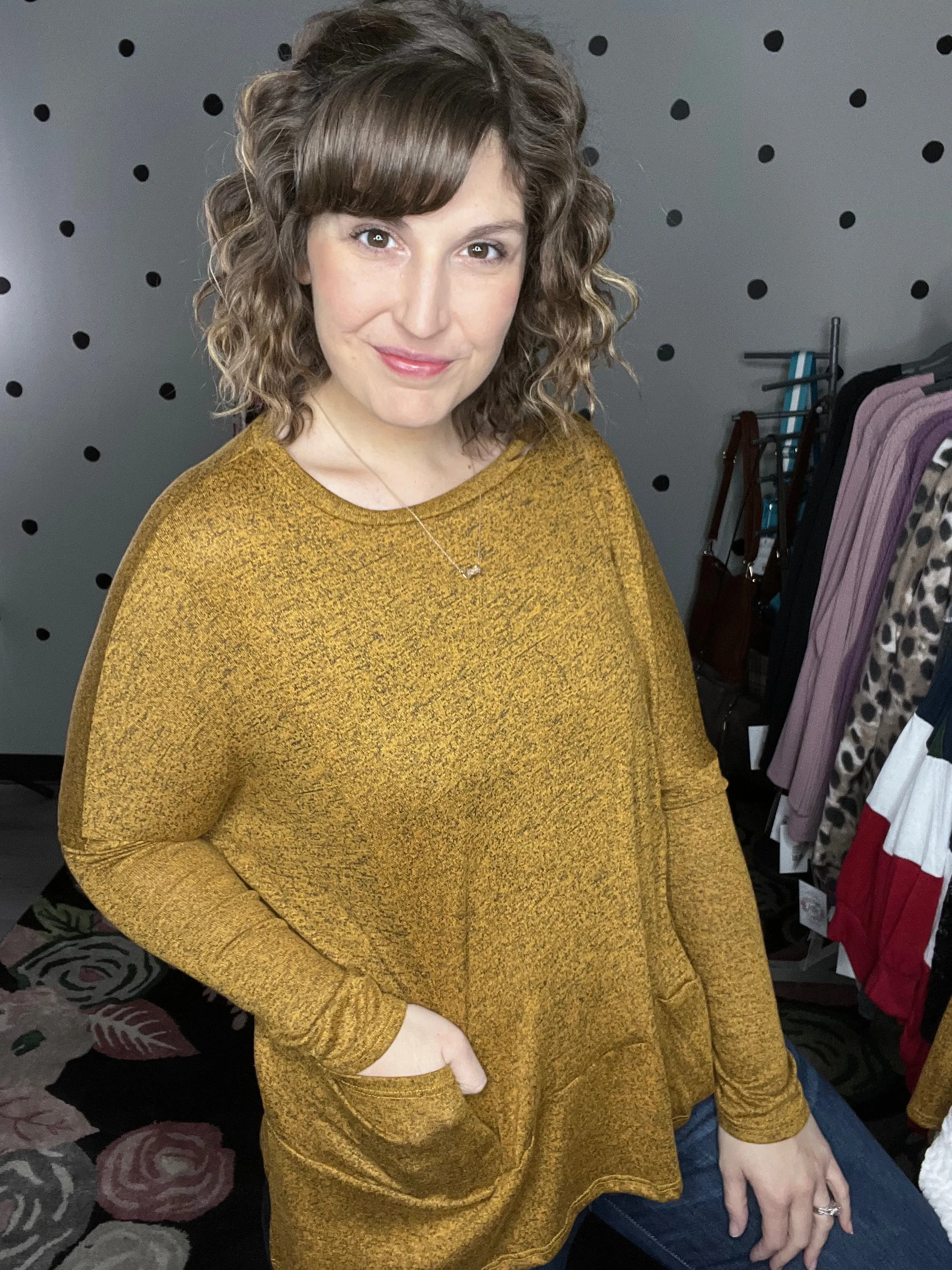 Oversized Butterscotch Sweater