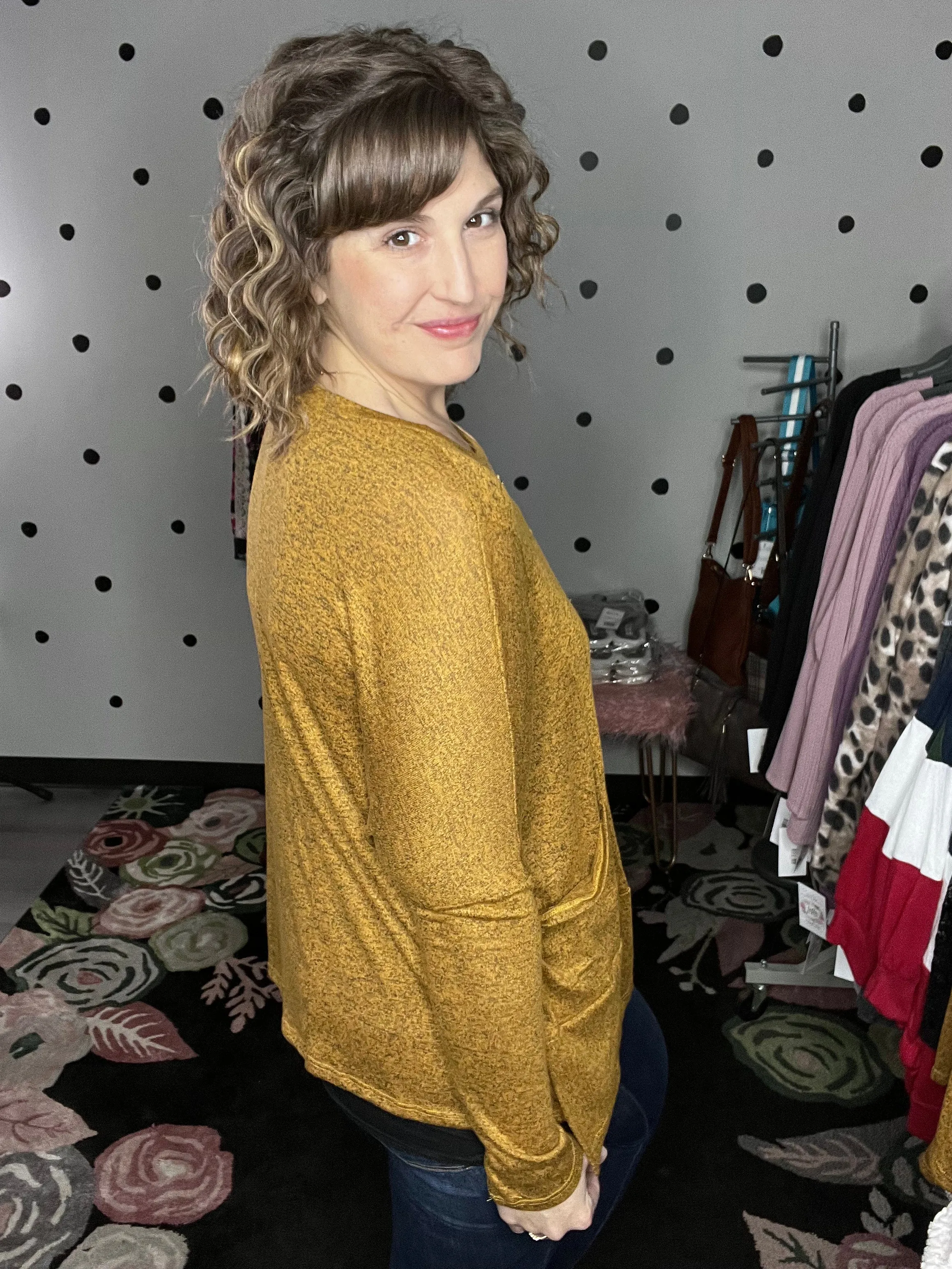 Oversized Butterscotch Sweater