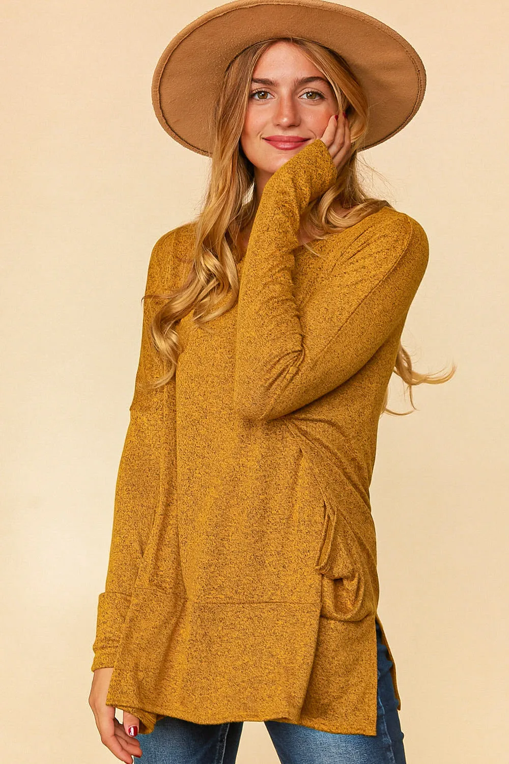 Oversized Butterscotch Sweater