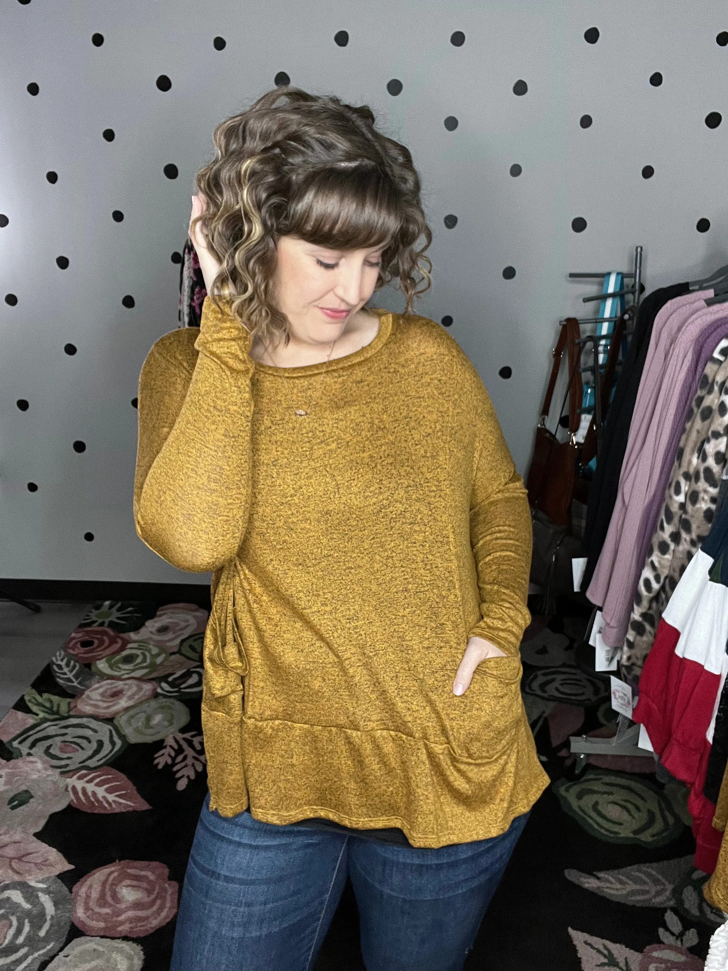 Oversized Butterscotch Sweater