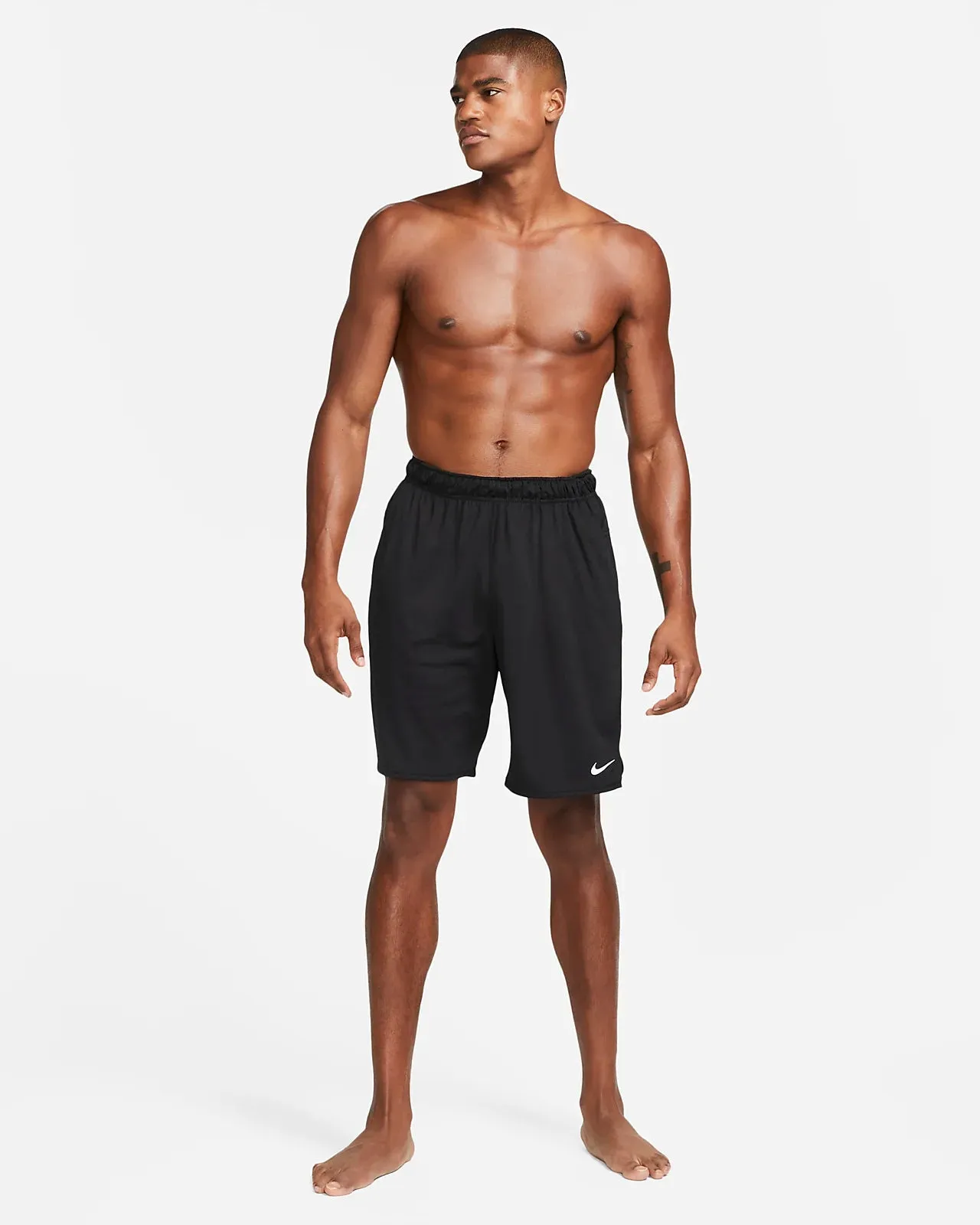 PANTA NIKE RUNNING PANTALONCINI SHORTS UOMO CROSSFIT NERO