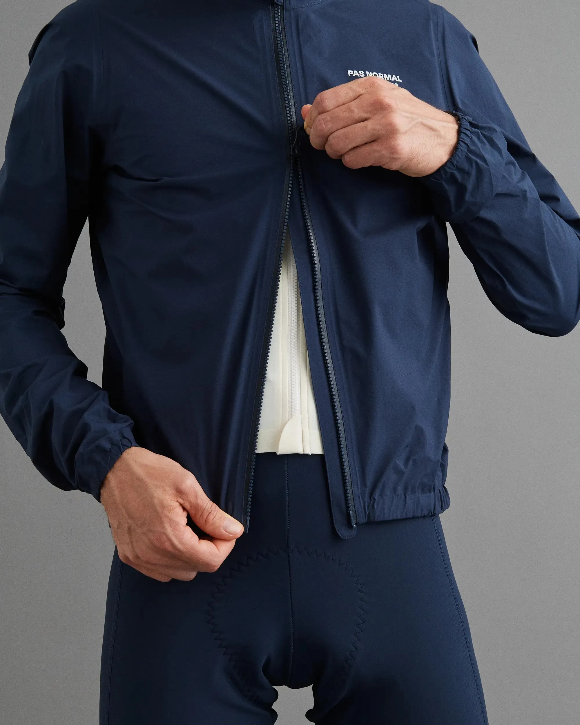 Pas Normal Studios - Mechanism Pertex Rain Jacket - Navy