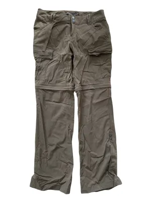 Prana hiking bottoms with zip off shorts size women 0