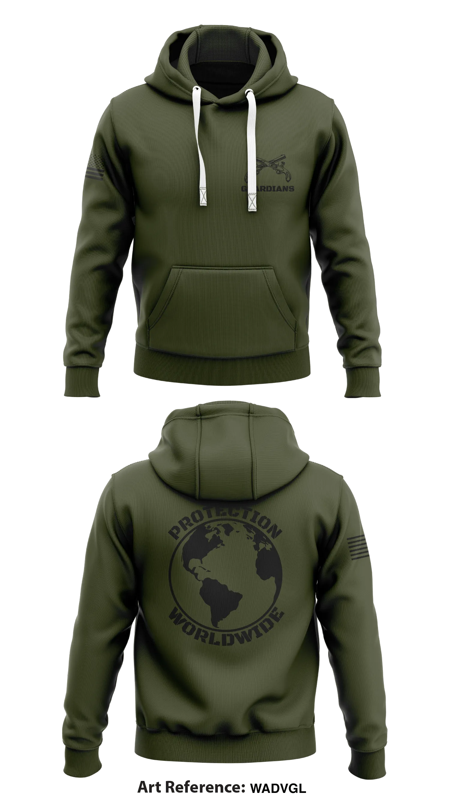Protective Services Battalion Store 1 Core Men's Hooded Performance Sweatshirt - WaDvGL