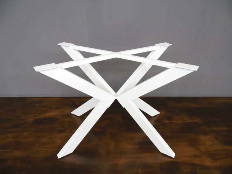 Round Metal Dining Table Base For 72 '' Round Tables , 28"H x 48” R TUG