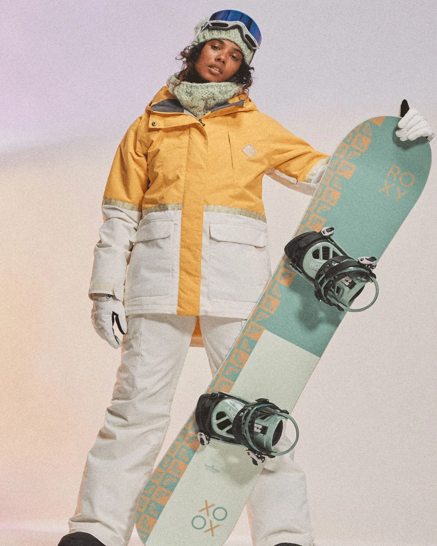 Roxy Women's Ritual Technical Snow Jacket - Sunset Gold