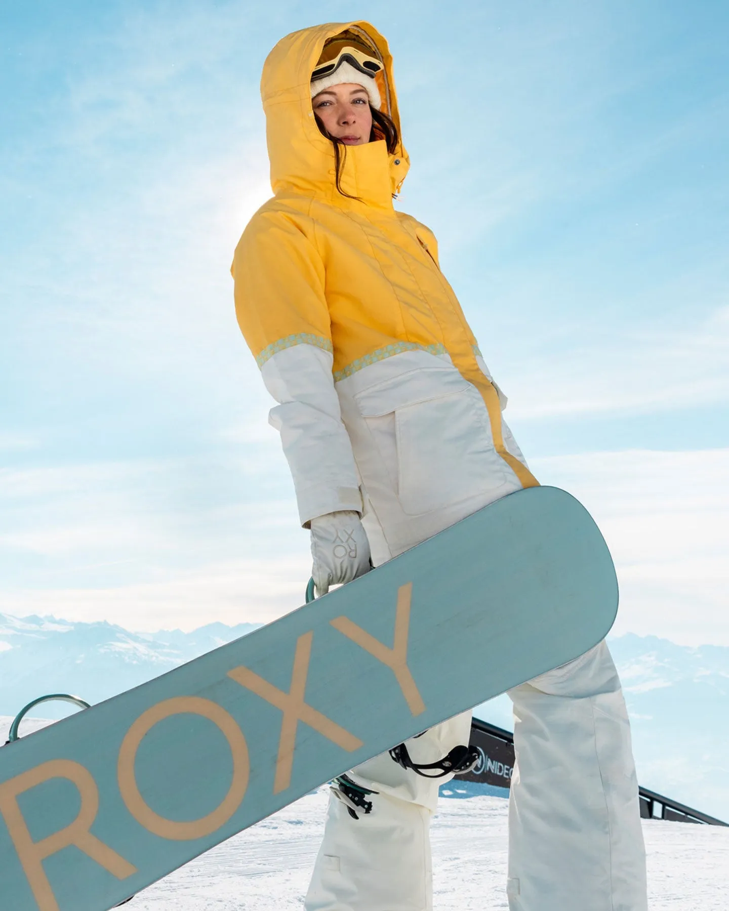 Roxy Women's Ritual Technical Snow Jacket - Sunset Gold