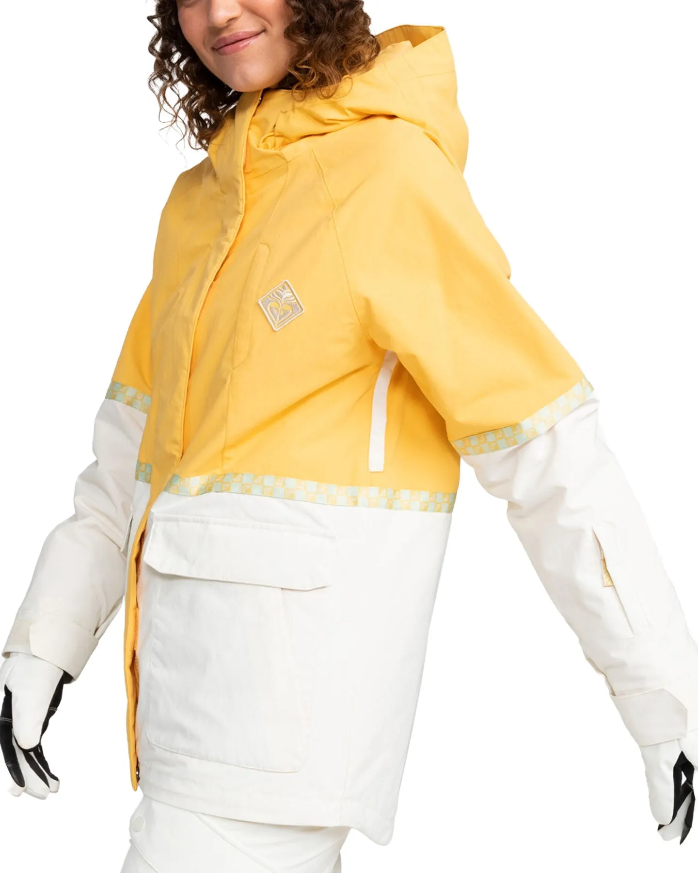 Roxy Women's Ritual Technical Snow Jacket - Sunset Gold