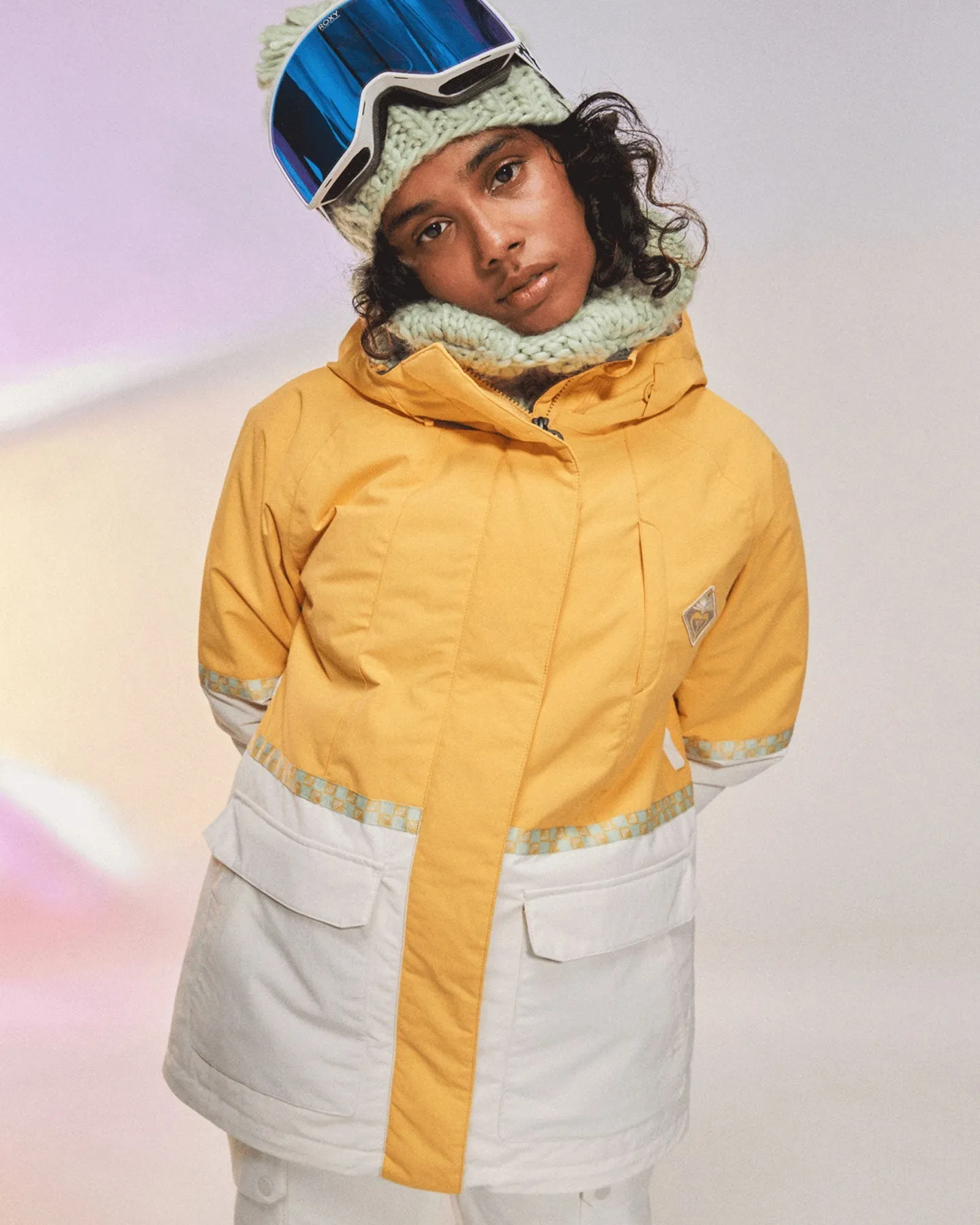 Roxy Women's Ritual Technical Snow Jacket - Sunset Gold