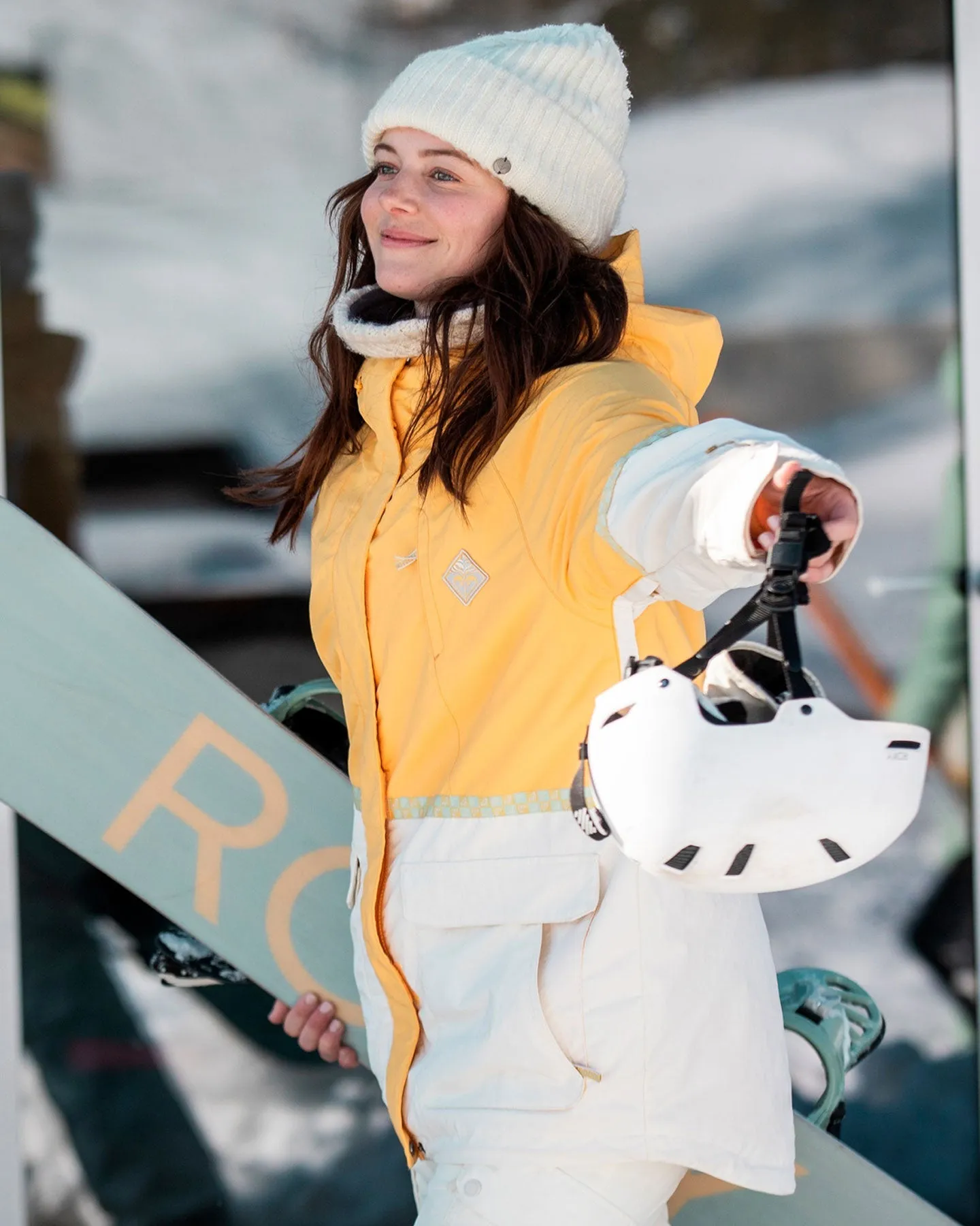 Roxy Women's Ritual Technical Snow Jacket - Sunset Gold