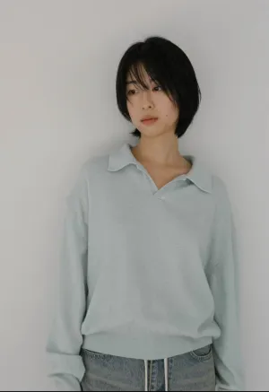 Seafoam Collar Sweater