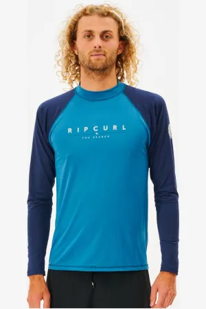 SHOCKWAVES L/S UV TEE - BLUE