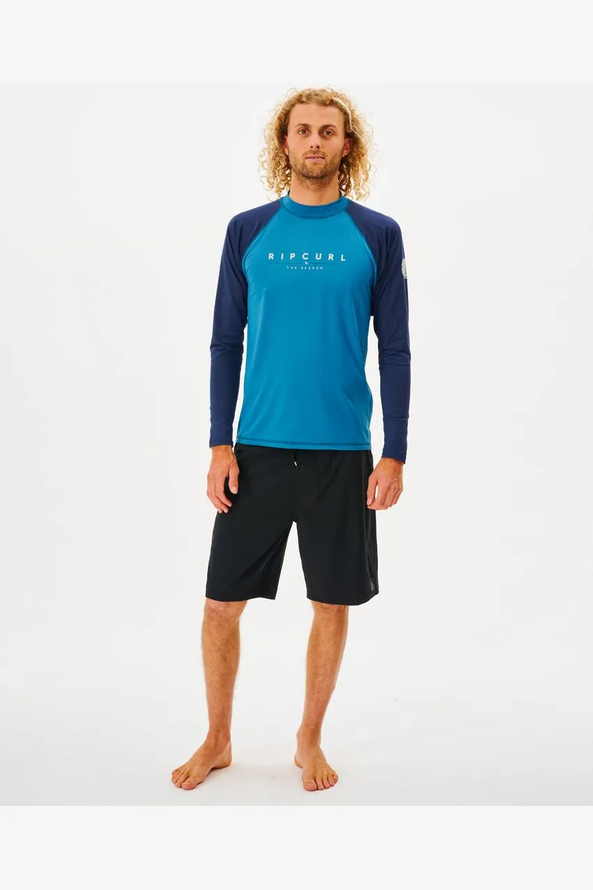 SHOCKWAVES L/S UV TEE - BLUE